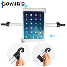 Universal 360 Degree Rotation Aluminum Car Seat Tablet Holder Mount Bracket Adjustable Scalable for 7-10.5" Tablets iPad Mini 2 3 4