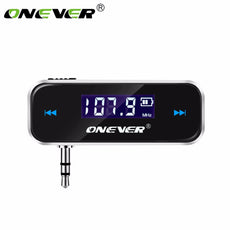 Onever Wireless Mini FM Transmitter 3.5mm In-car Car Music Audio MP3 Player Transmitter for iPhone 4 5 6 6S Plus Samsung iPad