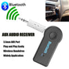 Universal 3.5mm Car A2DP Wireless Bluetooth Car Kit AUX Audio Music Receiver Adapter Handsfree with Mic For Phone MP3