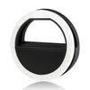 FORNORM LED Night Selfie Light Enhancing Photography Luminous Ring Light 36 bulbs USB Rechargeable For Smartphone Flash Lamp