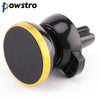 Powstro Universal Magnetic Car Mount Phone Round Stand Air Vent Phone Holder for iPhone 7 6s Samsung S7 S8 Edge HTC and GPS