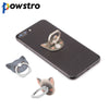 Powstro Mobile Phone Holder Finger Ring Hand-Painted Pattern Universal 360 Degree Desk Stand Campatible for iPhone 8 Samsung S8