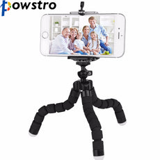 POWSTRO K Mini Portable Flexible Sponge Octopus Tripod Stand Mount With Holder For Phone Gopro Camera Tripode Drop Shipping