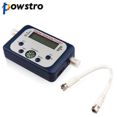 Powstro GSF-9506 Digital Satfinder With LCD Screen Display Universal TV Satellite Finder