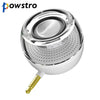 Portable HIFI 3D Surround 3.5mm Aux Audio Jack Mini Wireless Round Shape Powerful Crystal Speaker Altavoz for Smart Phone Tablet