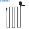Portable Mini 3.5mm Plug Microphone with Lapel Clip for PC Computer Microfone