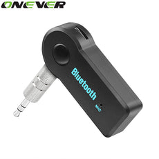 Onever Wireless Car Bluetooth V3.0 Receiver 3.5MM Aux Audio Music Adapter HiFi AMP Receiver Adapter Dongle A2DP For Phone MP3