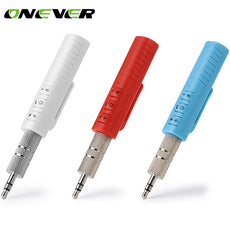 Onever universal 3.5mm Car Kit Bluetooth 4.2 Receiver Music Audio Receiver Adapter AUX A2DP Kit for Speaker Headphone car stereo