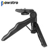 Powstro Portable Mini Tripod 75" Rotation Desktop&Handle Stabilizer Folding Tripod Stand 1/4"screw thread for Mobilephone Camera