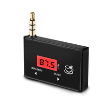 Wireless 3.5mm In-car FM Transmitter Music Radio Adapter LCD Display Hands-free for iPod iPad iPhone Samsung Android Phone