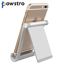 Portable Foldable Tablet & Phone Holder 360 Degree Rotation Aluminum Alloy Desk Mobile Stand Bracket Anti-slip For Phone Tablet