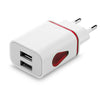 Powstro LED 2 USB Port Charger Adapter LED USB 2 Port Wall Home Travel AC Charger Adapter For iPhone 8 7 6S Plus Samsung S8 S7