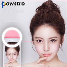 Lightning Flash Selfie LED Flash Light Bright Fill-in-light Smartphone Clip Synchronous Auto Flash Speedlite for iPhone Xiaomi