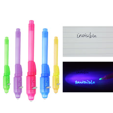 UV Light Magic Marker Invisible Ink Pen for Secret Message Spy Game Party