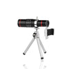Powstro Universal 18X Zoom Telescope Phone Camera Lens with Tripod Clip For iPhone 7 8 X Samsung HTC Sony Mobile Phones Lens