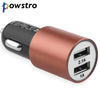 5V 3.1A Car Charger USB Adapter Aluminun 2 USB Intelligent Quick Charging for Mobile Tablet Charging for HYUNDAI BMW VW etc