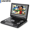 7.8 inch Portable DVD Player 270 Degree Swivel Screen DVD TV Game Player Analog TV Display EU Plug