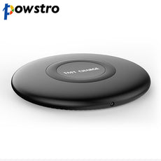 Powstro Universal Qi Wireless Charger Charging for iphone for Samsung S7 Edge S6 S8 Smartphone Qi standard Fast Charger with Fan