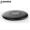 Powstro Universal Qi Wireless Charger Charging for iphone for Samsung S7 Edge S6 S8 Smartphone Qi standard Fast Charger with Fan