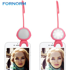 Dual Color Selfie Light 16 LED Photography Flash Light Rechargeable Clip on Warm Cool White Lights for iPhone Samsung Xiaomi