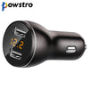 Powstro Universal Mini Dual USB 3.1A Car Charger Smart Fast Charging Quick Charge With LED Light for Samsung iPhone 7 6S Xiaomi