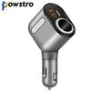 Car Charger 3 Ports USB 2V-24V Max 80W Power Cigarette Lighter Socket Splitter 5V 3.1A For iPhone Samsung ect  Car Phone Charger