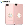 Powstro Phone Ring Holder 360 Degree Rotatable Desk Stand Anti Drop Finger Gripper with Small Mirror for Smartphone Tablet