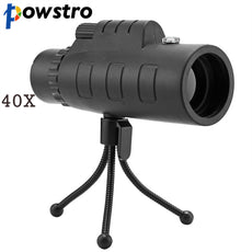 Powstro Phone Telescope 10X HD Optical Monocular Telescope Phone Lens with Phone Clip and Tripod For iphone 7 8 Samsung Galaxy