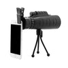 Powstro Phone Telescope 10X HD Optical Monocular Telescope Phone Lens with Phone Clip and Tripod For iphone 7 8 Samsung Galaxy