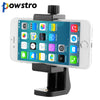 Powstro Plastic Smartphone Clip Phone Holder Stand Support Clamp Frame Bracket Mount for iPhone 7/7s/6/6s Cellphone Selfie stick