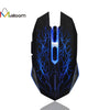 Malloom Gift Sale 2400 DPI 6D Rechargeable LED Optical Wireless Gaming Mouse For PC Laptop Mouse Game