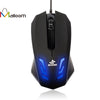 Malloom 2017 New Wired PC Mouse For Desktop Blue-ray 2000DPI USB Wired Gaming Optical Mouse for PC Computer