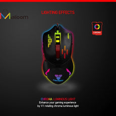 Malloom 2017 Adjustable Gambling mouse computing to 2400DPI Optical Wired Gaming Game Mice Mouse For Laptop PC#40