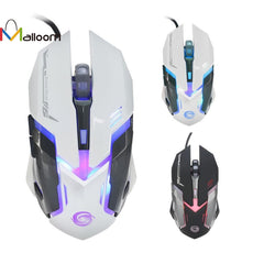 Malloom 2016 Hot Sale 3200 DPI 6D Buttons LED Wired Gaming Mouse For PC Laptop Colorful Glare Gaming Mouse