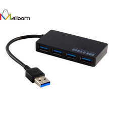 Top Sale 2017 Fashion Powered 4-Port USB 3.0 Hub 5Gbps Portable Compact for PC Mac Laptop Desktop