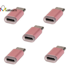 5PC PC Accessories Micro Usb Adapter USB-C Type-C To Micro USB Data Charging Adapter For Android Phone