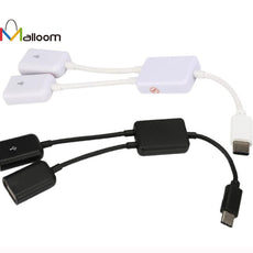 High Quality USB 3.1 Type C USB-C To Dual 2 Port Hub Adapter For PC Laptop Tablet  Type C Cable For Mac Gift For Friend #201