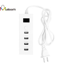 2017 PC Accessories 5A 4 Port USB Hub Wall Charger Power Adaptor for Tablet iPhone Samsung US Plug