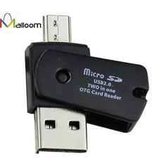 8pcs/lot Smart Card Reader Multi Micro USB to USB 2.0 Micro SD TF Memory Card Reader Adapter For Android Phone#25