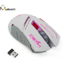 Malloom 2017 Usb Wireless Mouse 2.4G Adjustable 2400 DPI Wireless Optical Mouse Mice For Computer PC Laptop