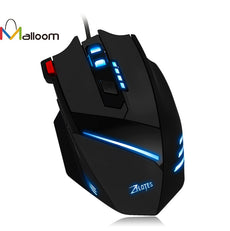 Brand Mouse Gamer For High-End 7 Key USB Wired Optical 1600DPI LED Optical Wired Gaming Mouse For PC Laptop Mouse Gift HOT #205