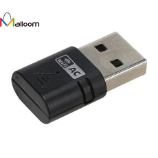 2017 High Quality ABS WiFi Adapter Dongle USB Wireless Adapter Dongle AC600 Dual band 2.4/5Ghz