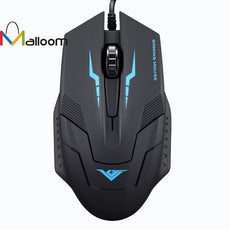 Malloom New 1600 DPI 3 Button Optical USB Wired Gaming Mouse Mice For PC Laptop PC Computer