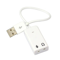 2PCS 2016 Computet Accessories 3D USB 2.0 Virtual 7.1 Audio Sound Card Adapter For Laptop PC WIN 7 Mac