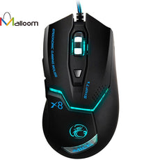 Malloom Fashion 2017  Game Mouse 3000 DPI LED Optical 6D USB Wired Gaming Game Mouse For PC Laptop