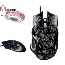 Malloom 2016 Mouse Game 2400 DPI 6D Buttons LED Mechanical Wired Gaming Mouse For PC Laptop