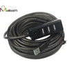 Direct Sale New 10M 4-Port USB 2.0 Hub With High Speed Adapter ON/OFF Switch For Laptop High Quality #QD10