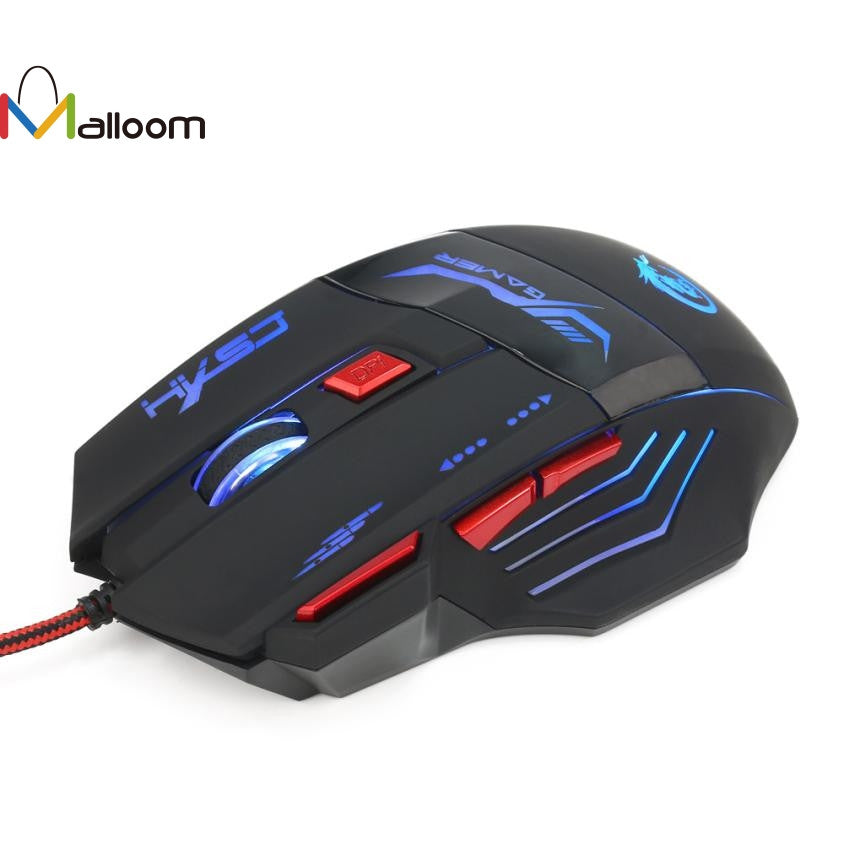 2016 Computer Mouse Malloom 2016 Wholesale Price Professional 7 Buttons 5500DPI USB Optica ...