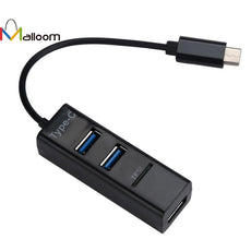 Brand USB HUB Type-C USB 3.1 To USB2.0 2 in 1 HUB Card Reader Port Adapter For Mac Tablet High Quality Free Ship HOT Gift #255