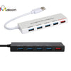2017 hub usb New Arrival Portable USB 3.0 4-Port High Speed Hub with USB1.1/2.0 1 Charging Port#30